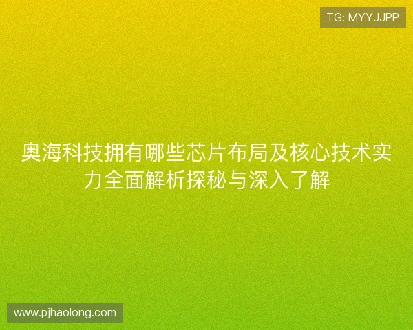 奥海科技拥有哪些芯片布局及核心技术实力全面解析探秘与深入了解
